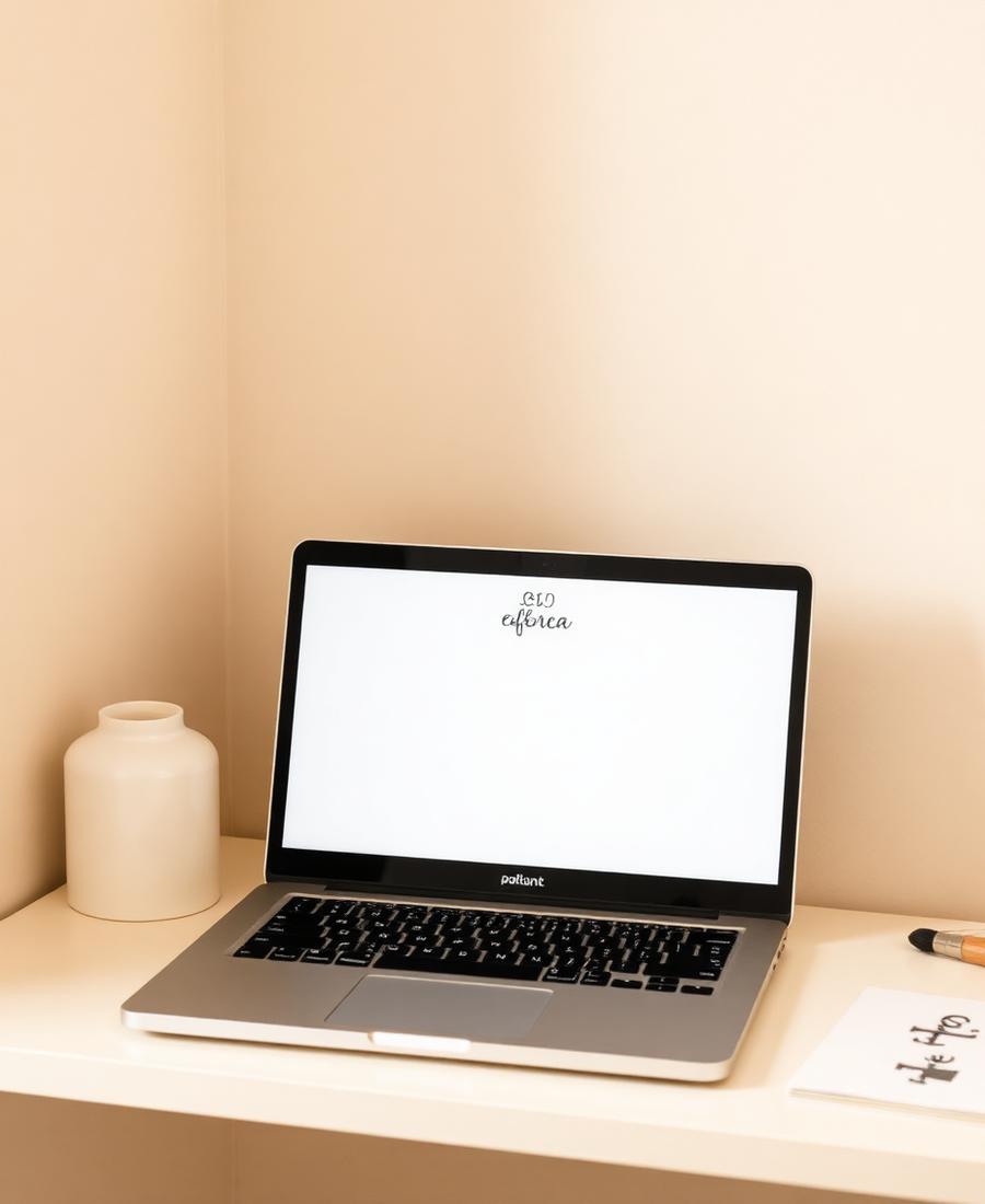 Laptop Line Decal